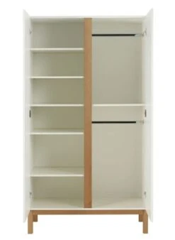 Magasin Pour Enfants -Magasin Pour Enfants armoire 2 portes bois blanc et pieds hetre massif indigo 5414375173163 591772