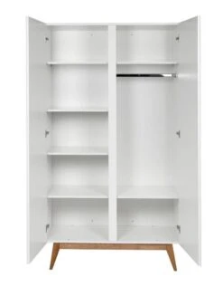 Magasin Pour Enfants -Magasin Pour Enfants armoire 2 portes laque blanc et pieds hetre massif trendy 5414375168336 591856