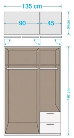 Magasin Pour Enfants -Magasin Pour Enfants armoire 3 portes hetre clair kadra 2 51945