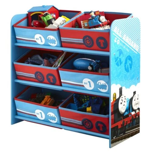 Rangement 6 Paniers Thomas Le Train -Magasin Pour Enfants rangement 6 paniers thomas le train 5013138647301 89351